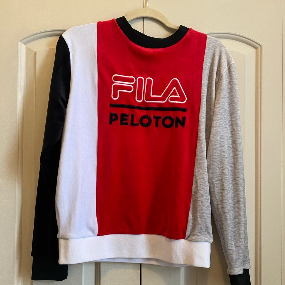 Peloton Fila Sweatshirt- Size Medium
